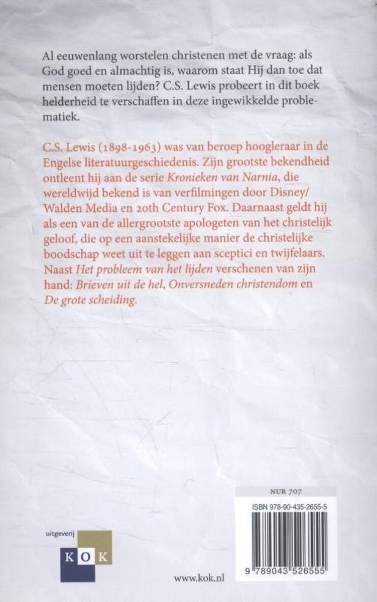 Het probleem van het lijden - Uitzicht over de grens van pijn en verdriet...