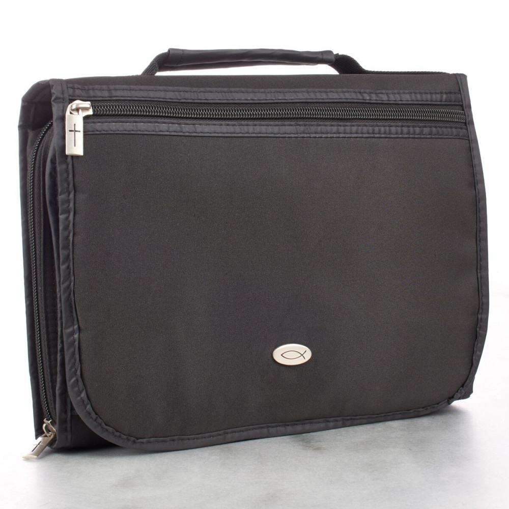 Housse L 3fold noir ICHTUS