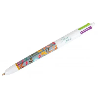 Stylo à bille 4 couleurs Sois béni