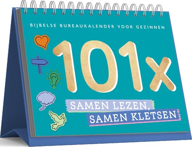 101 x samen lezen, samen kletsen - Bijbelse bureaukalender voor gezinnen