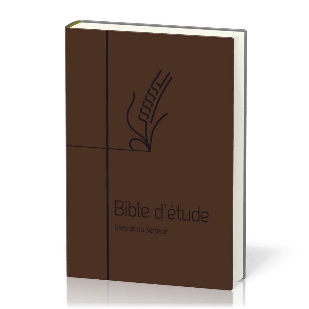 Bible Semeur Etude souple textile brun