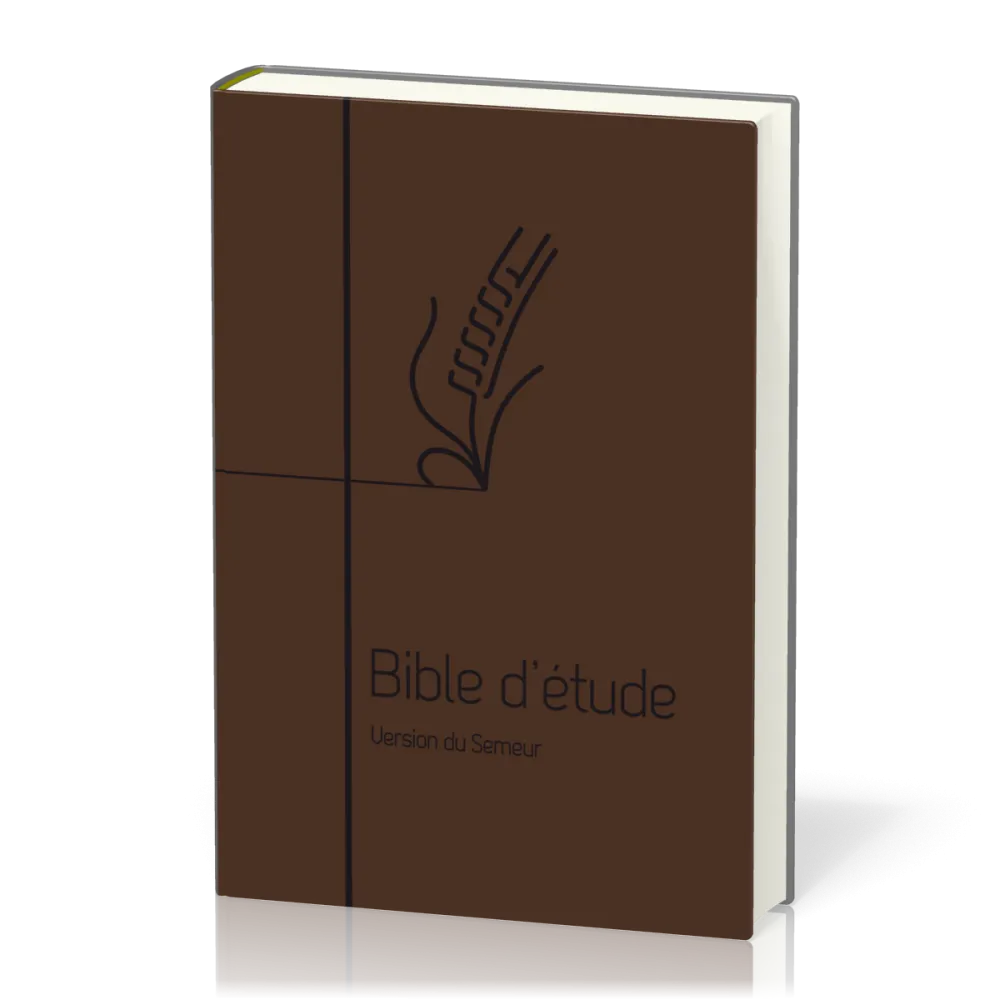 Bible Semeur Etude souple textile brun