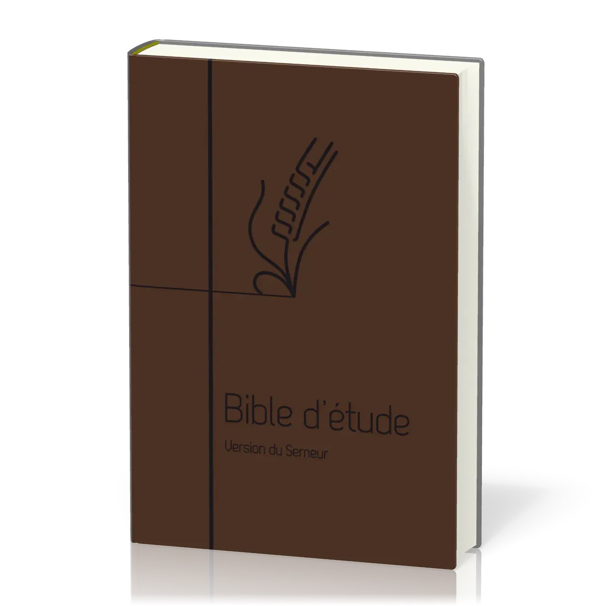 Bible Semeur Etude souple textile brun