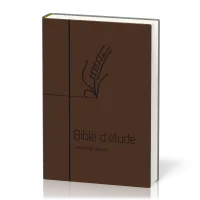 Bible Semeur Etude souple textile brun