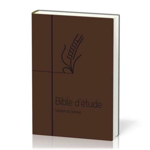 Bible Semeur Etude souple textile brun