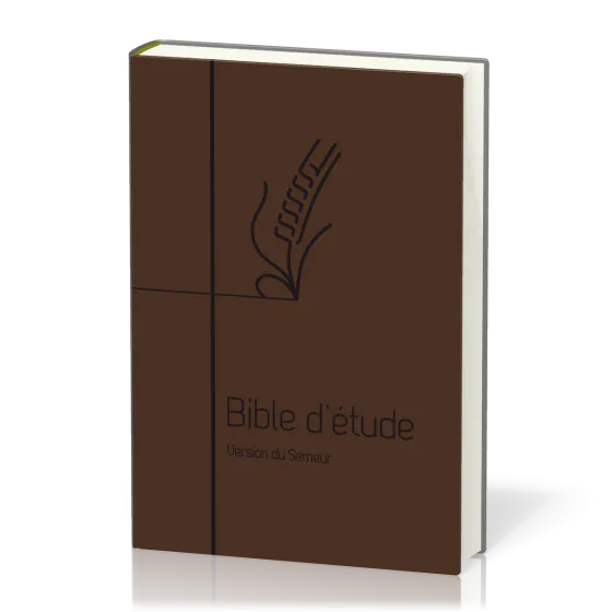 Bible Semeur Etude souple textile brun