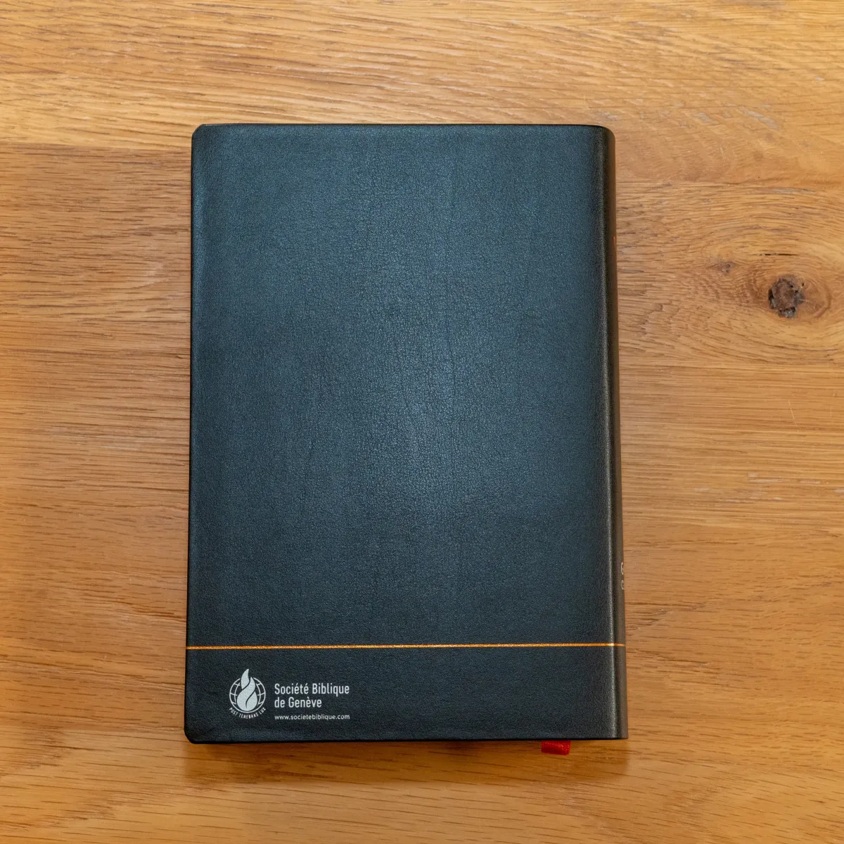 Bible SG21 gros caractères fibrocuir noir argent