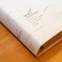 Bible SG21 gros caractères souple textile blanc argent
