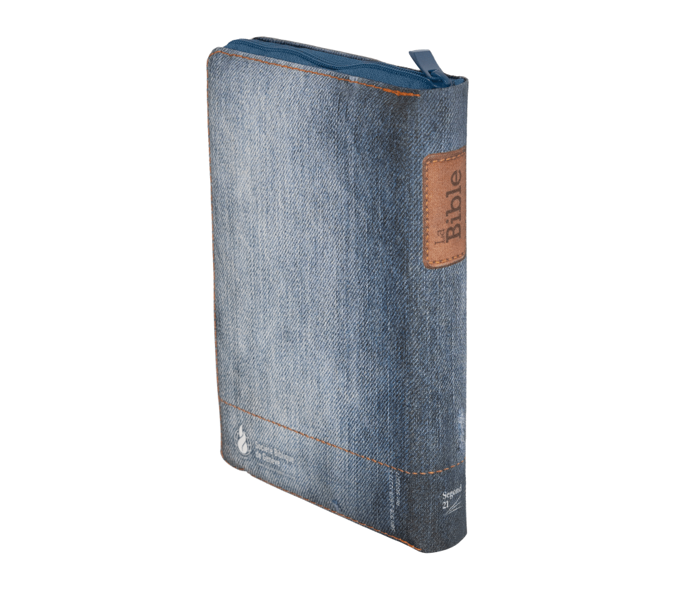 Bible SG21 souple Jeans toilée zip