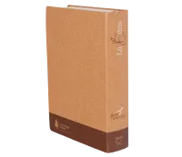 Bible SG21 gros caractères souple papier brun chiné