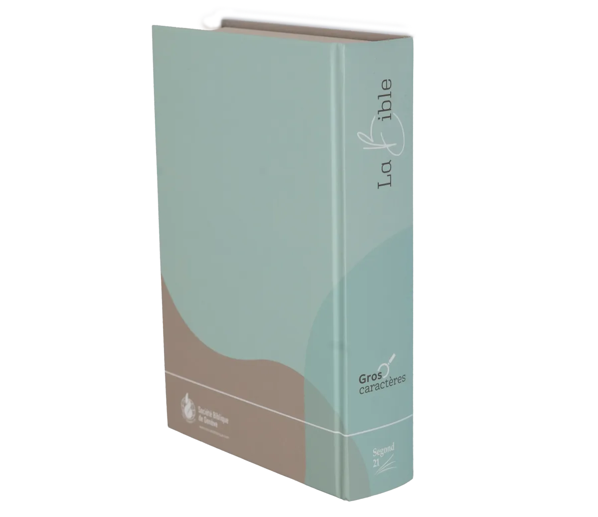 Bible SG21 gros caractères rigide bleu