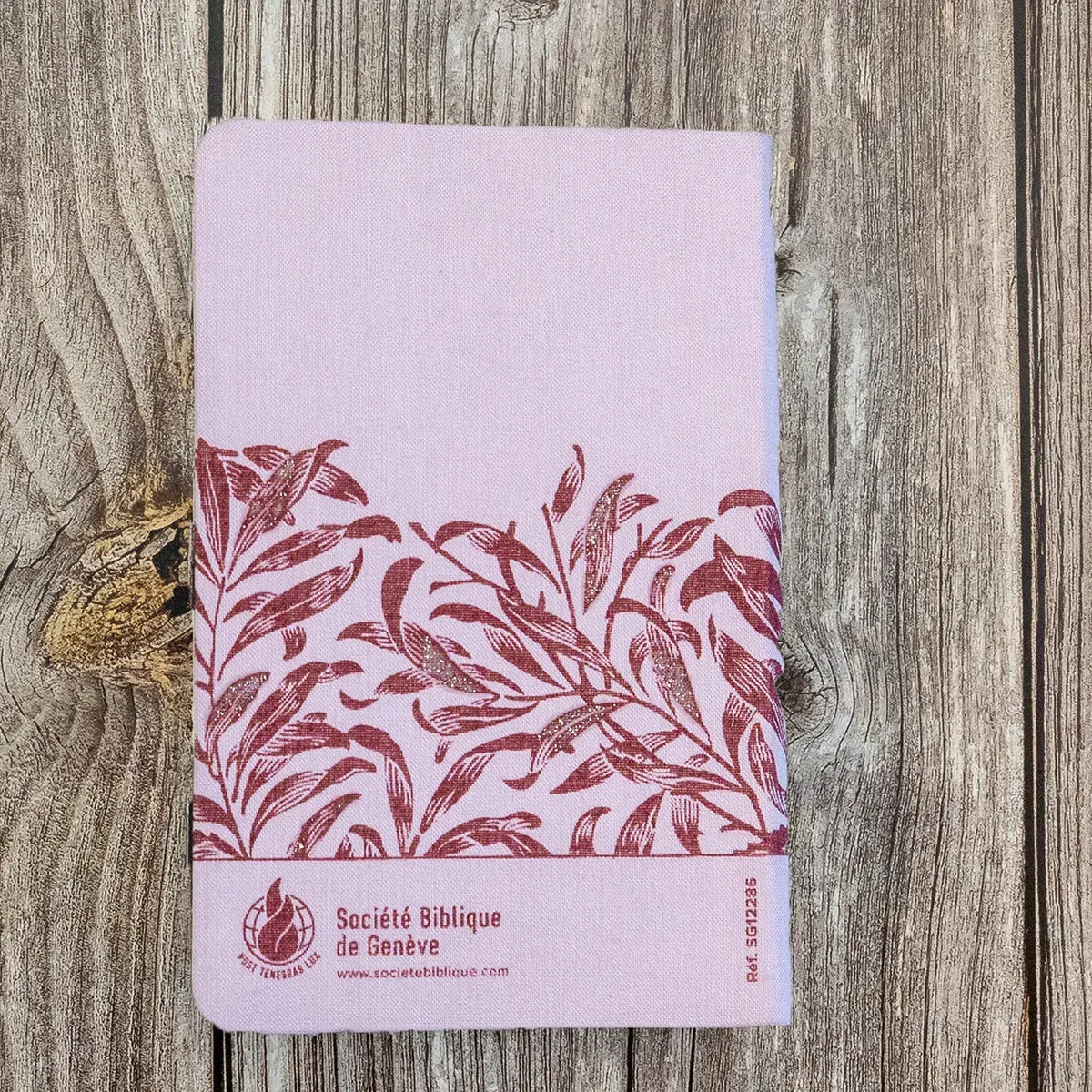 Bible SG21 souple textile rose onglets