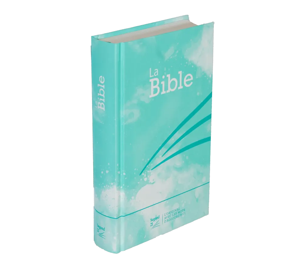 Bible SG21 rigide bleu lagon