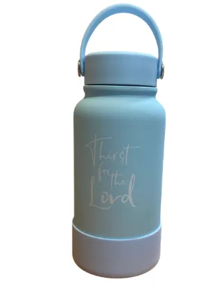 Bouteille thermos Thirst for the Lord - Tiffany Blue