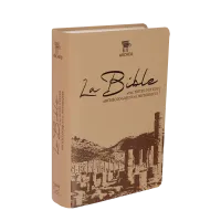 Bible SG21 Archéologique souple textile café bronze