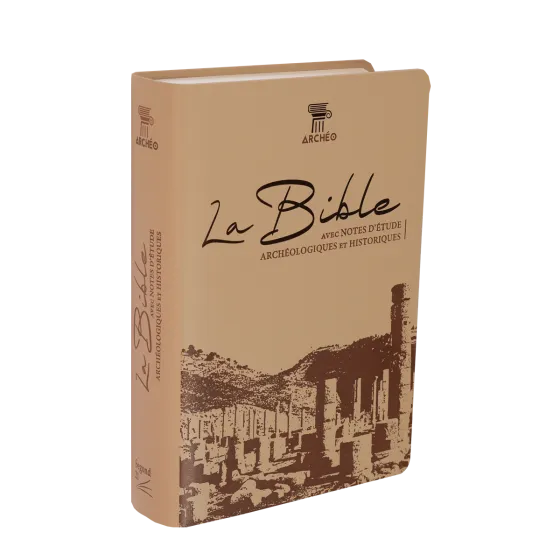 Bible SG21 Archéologique souple textile café bronze