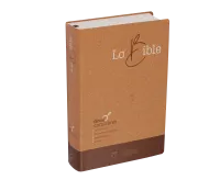 Bible SG21 gros caractères souple papier brun chiné