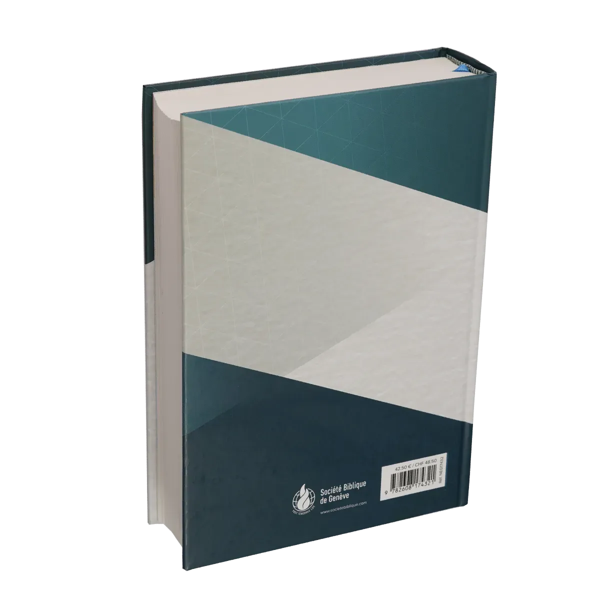 Bible NEG MacArthur rigide blanc/bleu