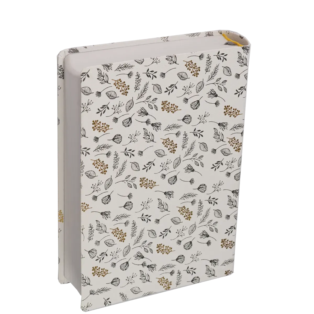Bible SG21 Journal de bord souple textile blanc motifs dorés