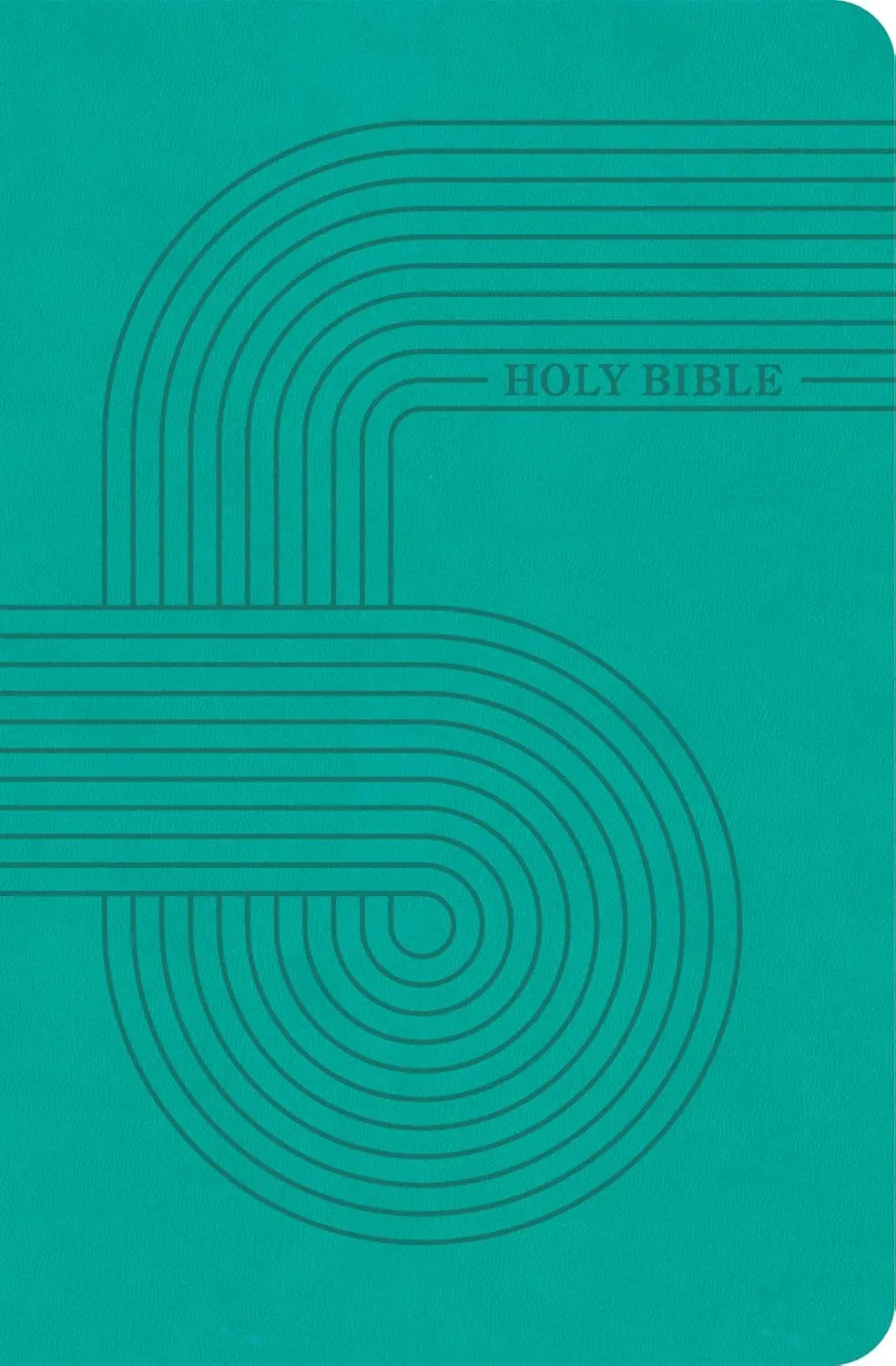 KJV compact Bible teal leathertouch
