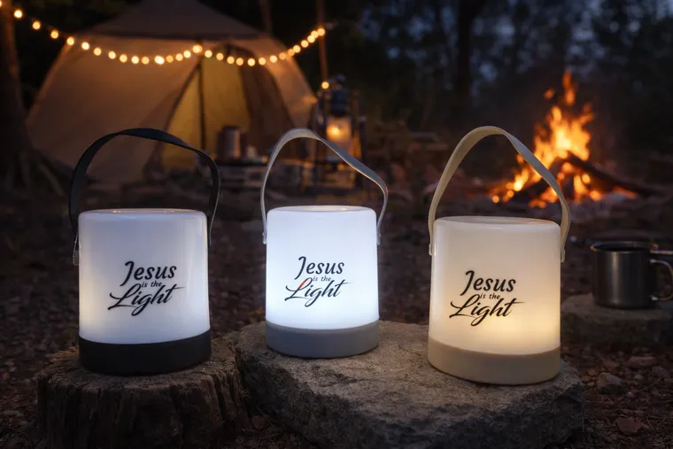 Lampe camping Jesus is the light