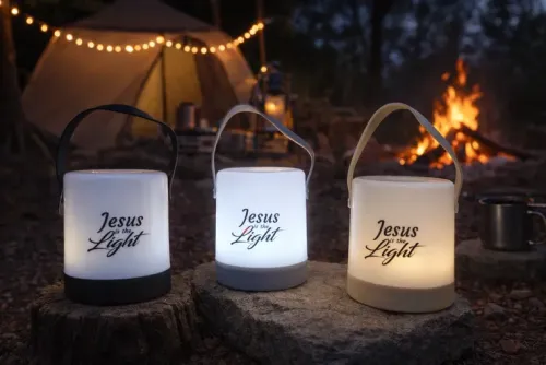Lampe camping Jesus is the light