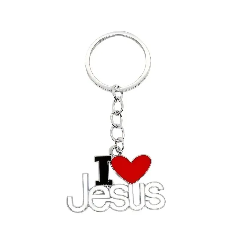 Porte-clés I love Jesus