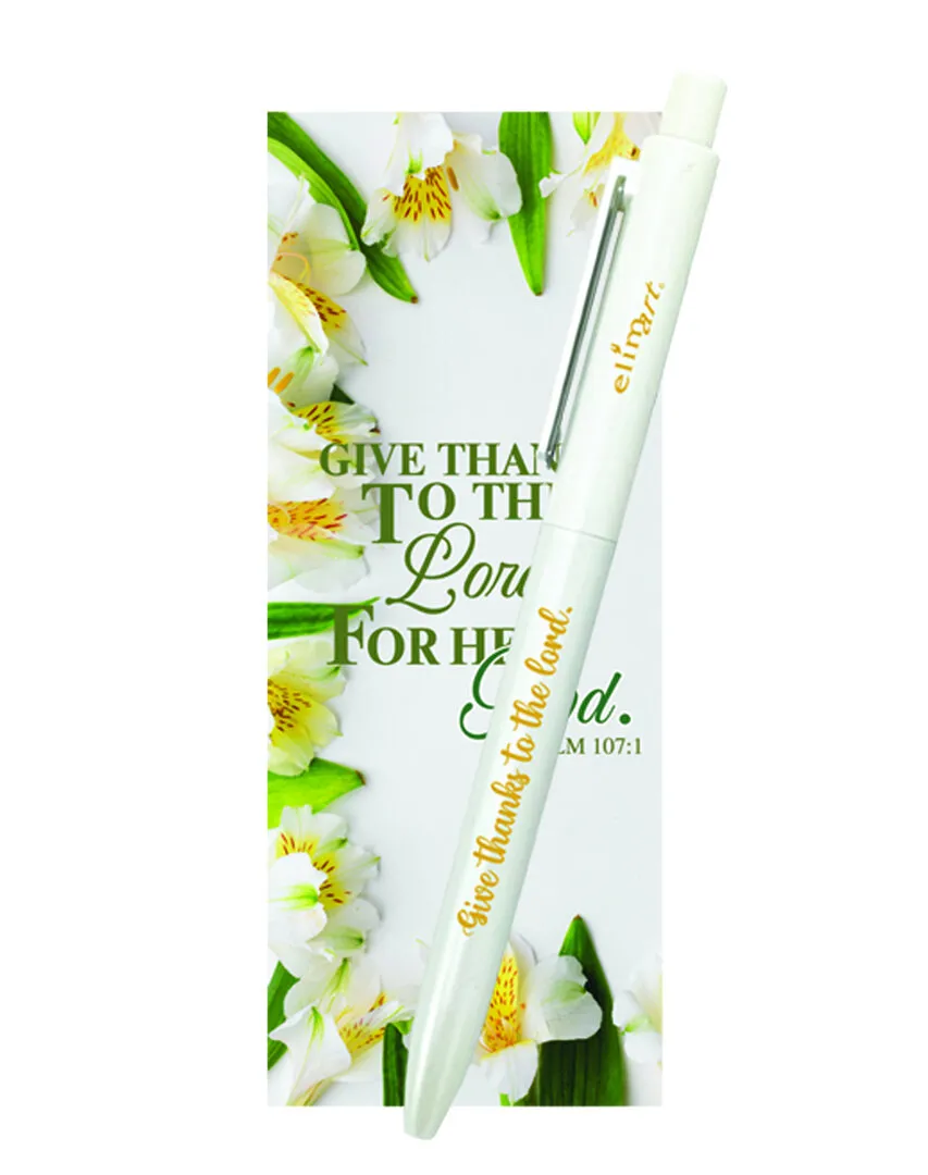 Stylo Give thanks to the Lord - Psalm 107:1