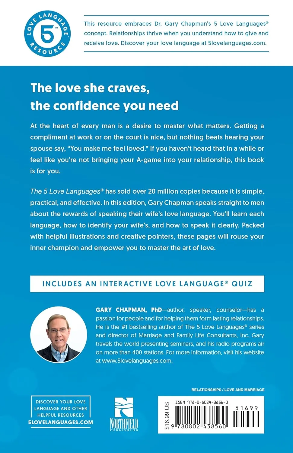 The 5 love languages for men