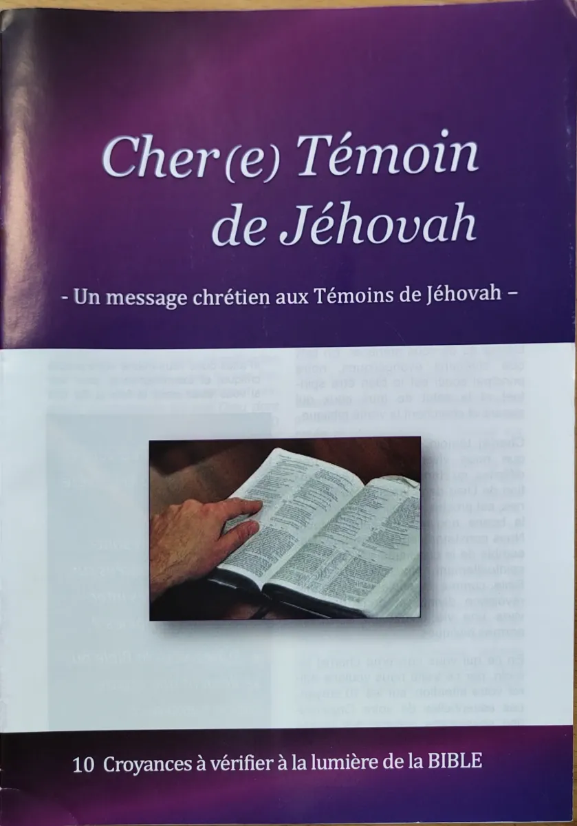 Cher(e) Témoin de Jéhovah - Un message chrétien aux Témoins de Jéhovah