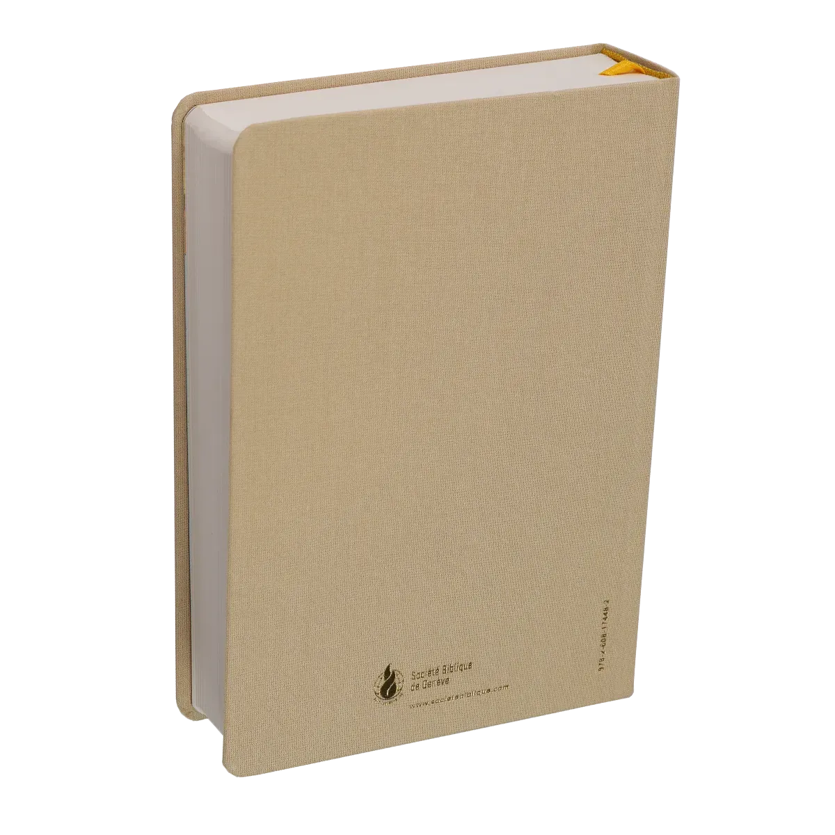 Bible NEG MacArthur souple textile beige
