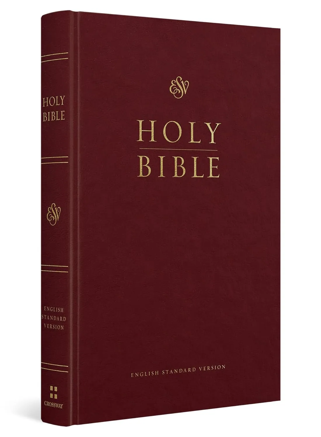 ESV Holy Bible hardcover burgundy