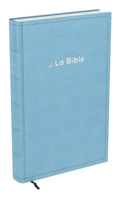 Bible Darby révisée gros caratères souple bleu clair