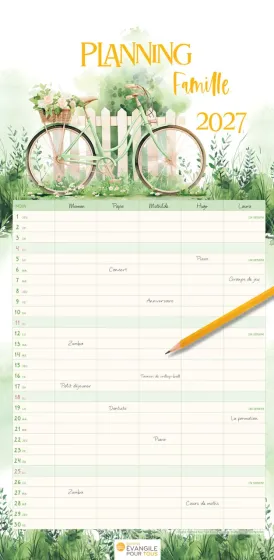 Calendrier - Planning famille