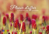 Calendrier - Plaisir d'offrir - Gros caractères