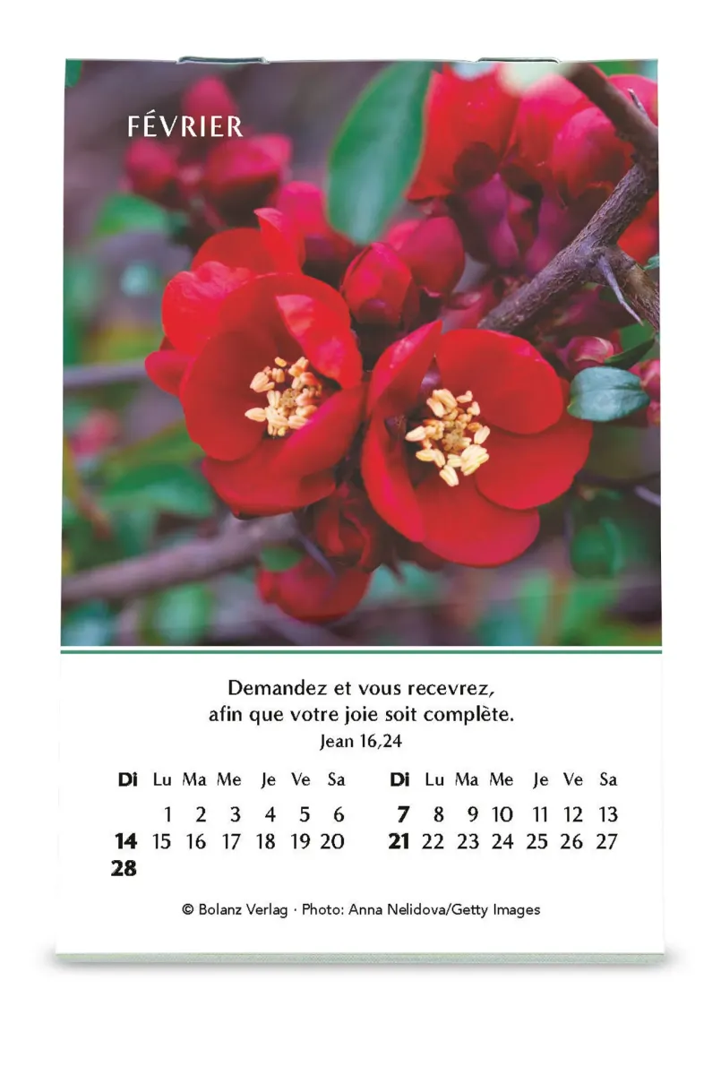 Calendrier - mini louanges