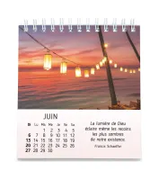 Calendrier - Au coeur du jour