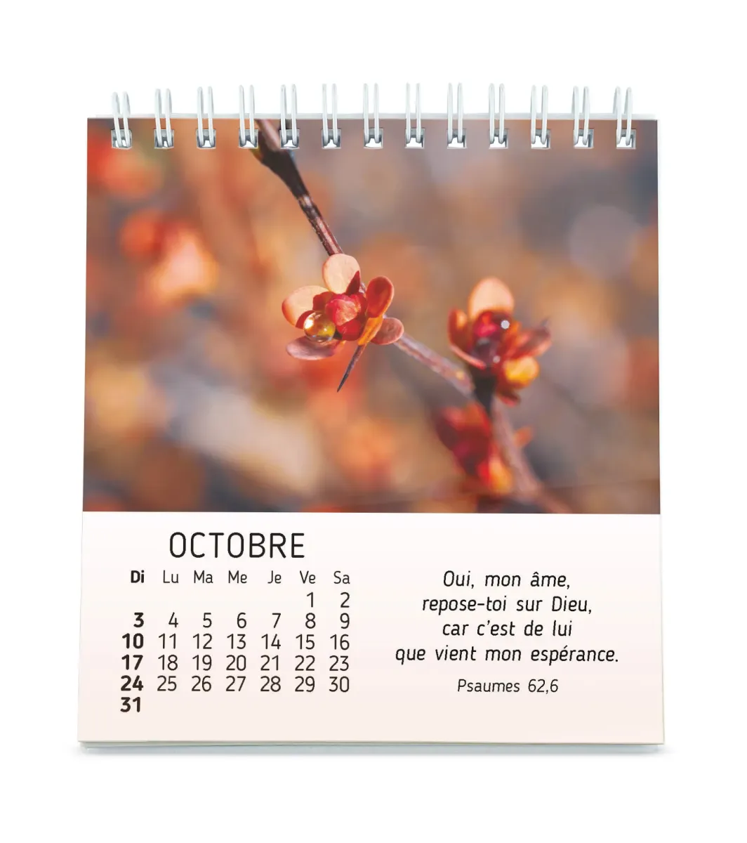 Calendrier - Nature en paix