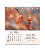 Calendrier - Nature en paix