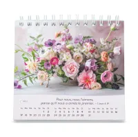 Calendrier - Bouquets (petit format)