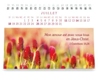 Calendrier - Plaisir d'offrir - Gros caractères