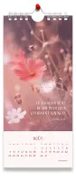Calendrier - Fleurs avec versets bibliques