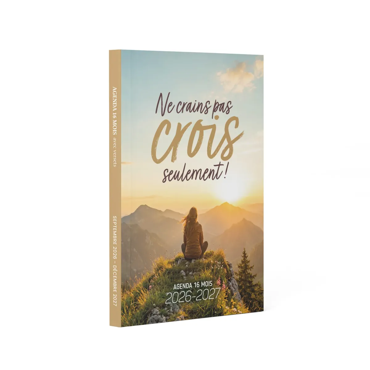 Agenda 16 mois avec verset et citations