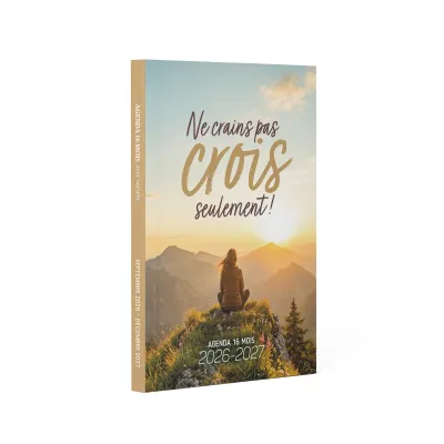 Agenda 16 mois avec verset et citations