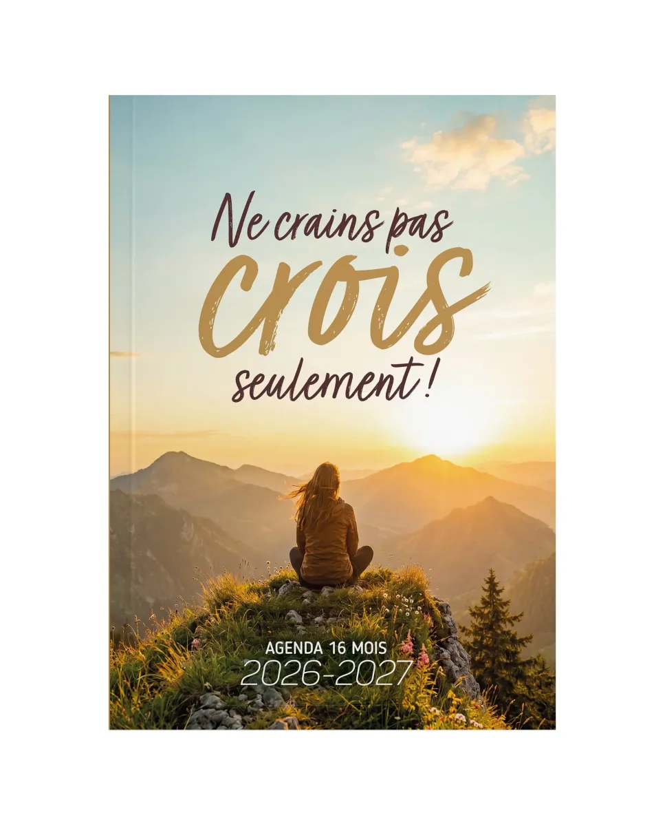 Agenda 16 mois avec verset et citations