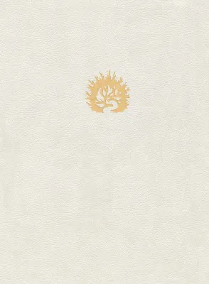 Bible Colombe étude de la foi réformée souple blanche or