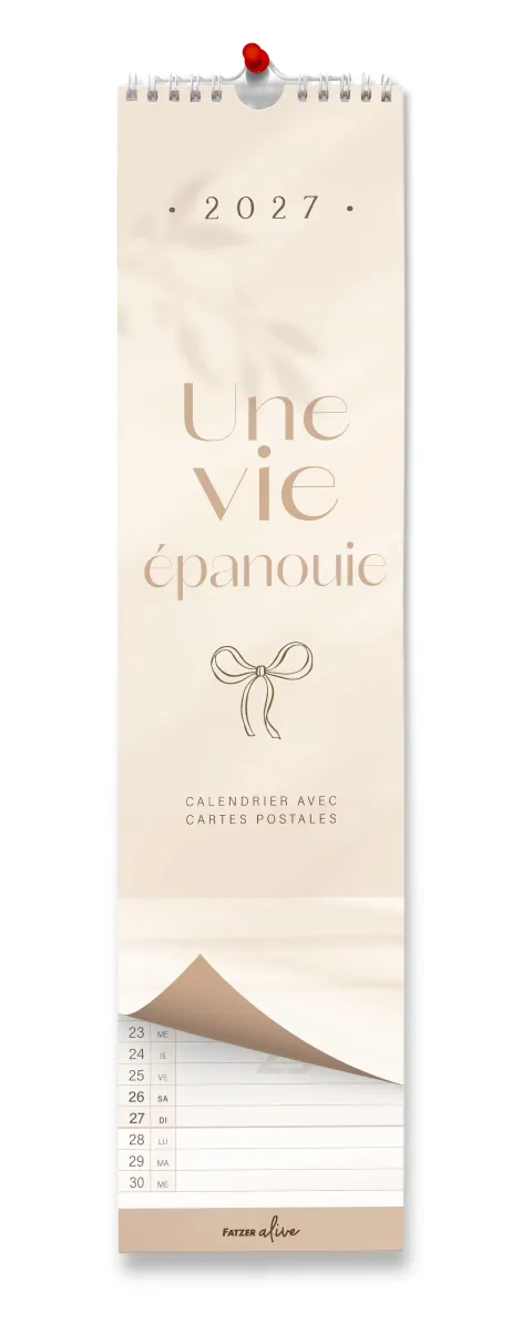 Calendrier - Une vie épanouie