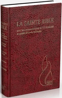 Bible NEG Scofield rigide grenat