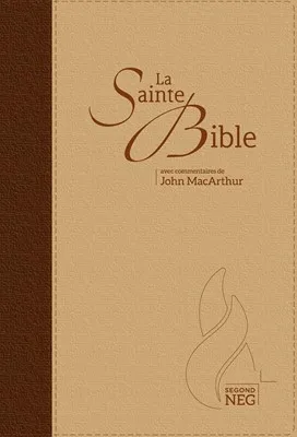 Bible NEG MacArthur souple textile duo or onglets