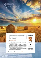 Calendrier - Méditations quotidiennes - mural